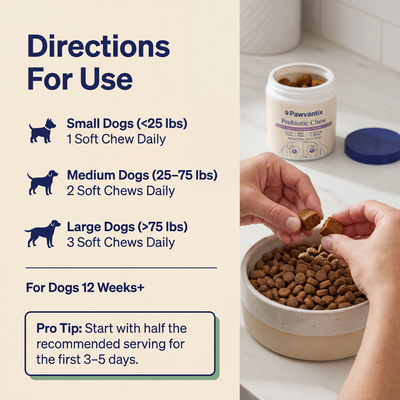 Pawvantix Probiotic Chews